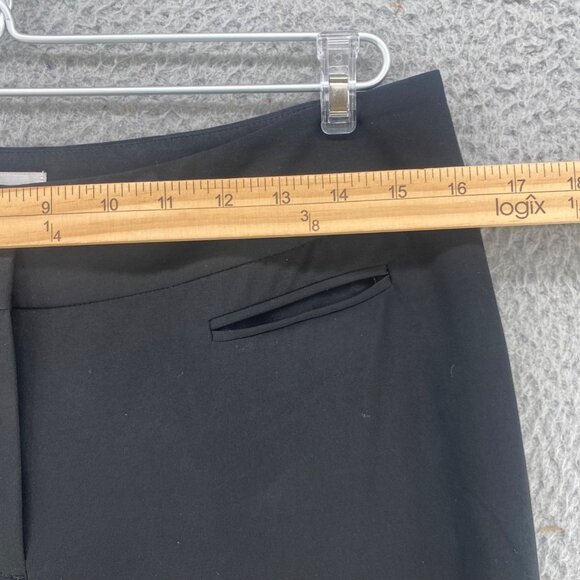 Chicos Pants Womens 1.5 US 10 Black Straight Leg Trouser Stretch Office Career - Picture 7 of 11